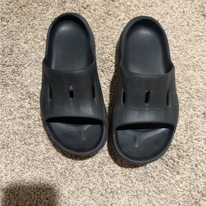 Men's Black Slide Sandals